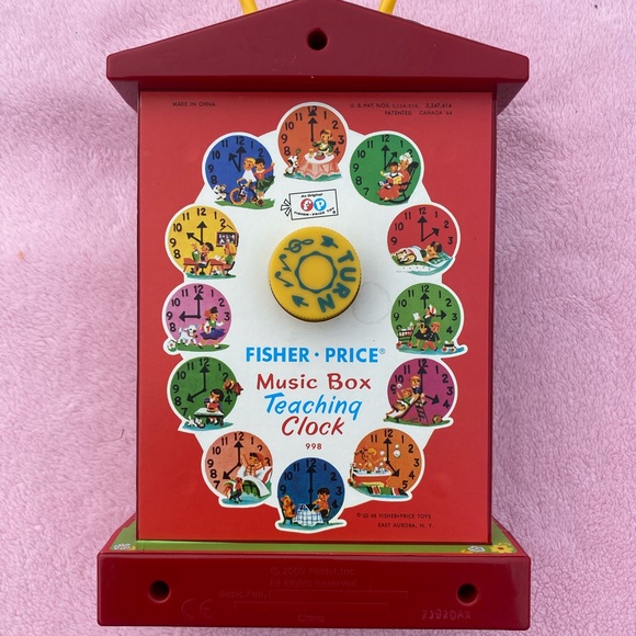 FisherPrice Toys Fisher Price Classics Music Box Teaching Clock